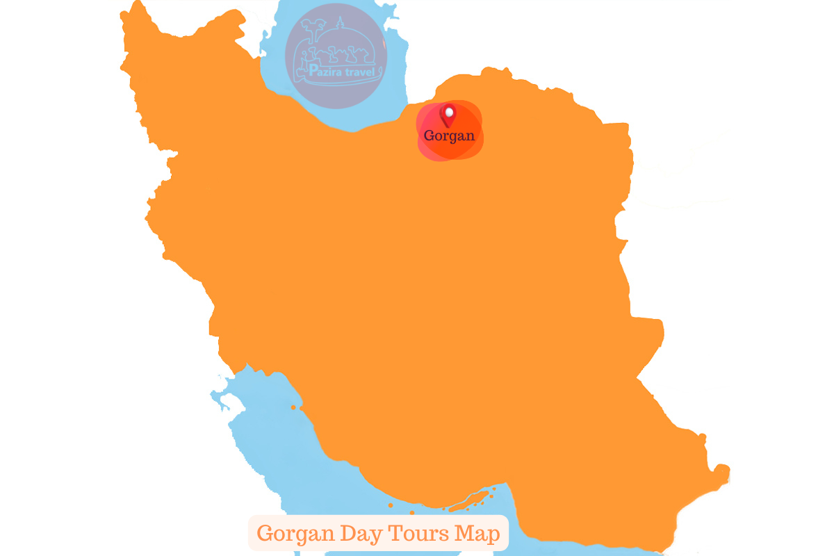 ¡Explora la ruta del viaje de Gorgán en el mapa!